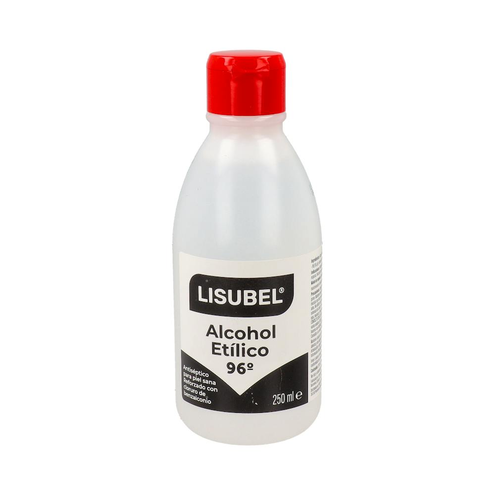 ALCOHOL 96º LISUBEL 1 FRASCO 250 ML