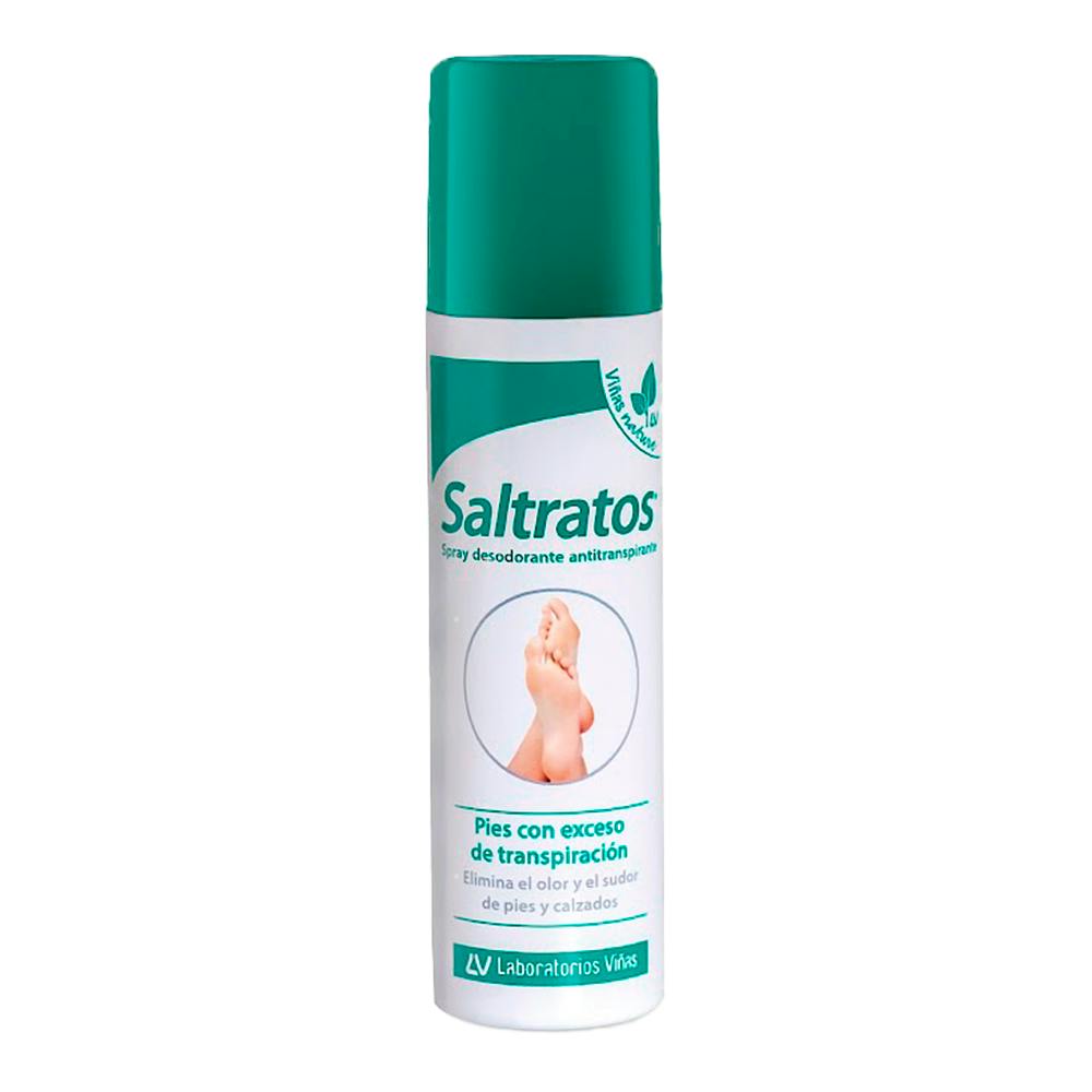 SALTRATOS SPRAY DESODORANTE ANTITRANSPIRANTE PIES Y CALZADO 1 SPRAY 150 ML