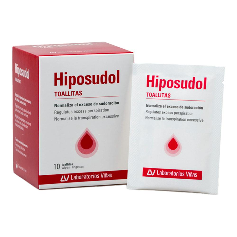 HIPOSUDOL TOALLITAS 10 TOALLITAS