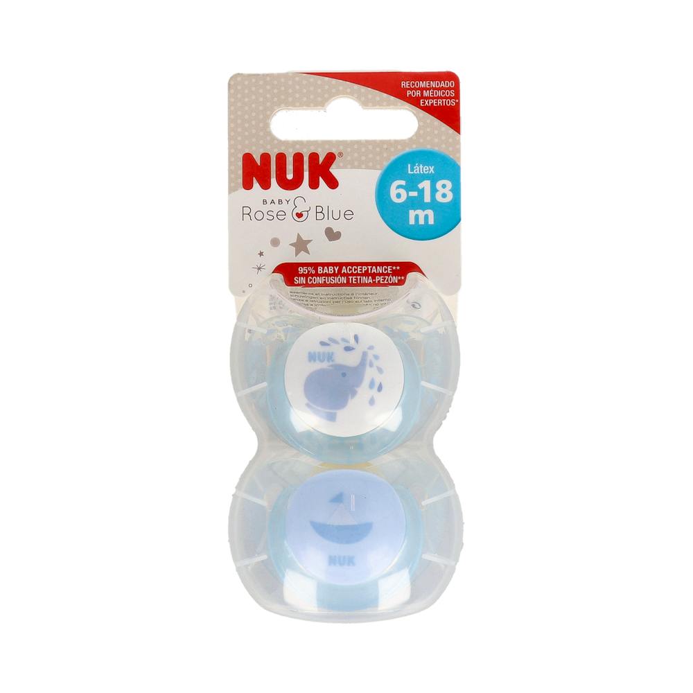 NUK CHUP DIA GOMA ANAT 2 AZUL 2 U