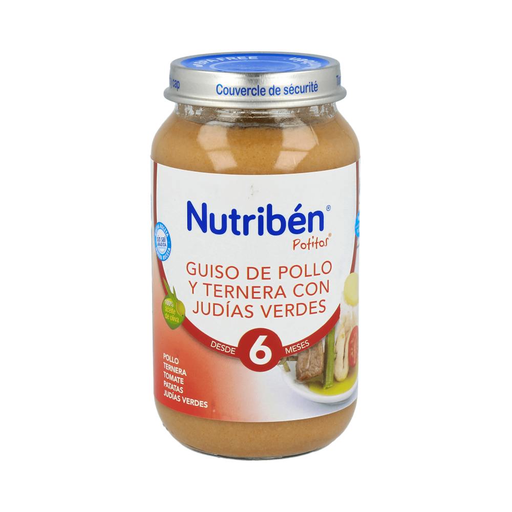NUTRIBEN POLLO TERNERA A LA CASERA 1 POTITO GRANDOTE 250 G