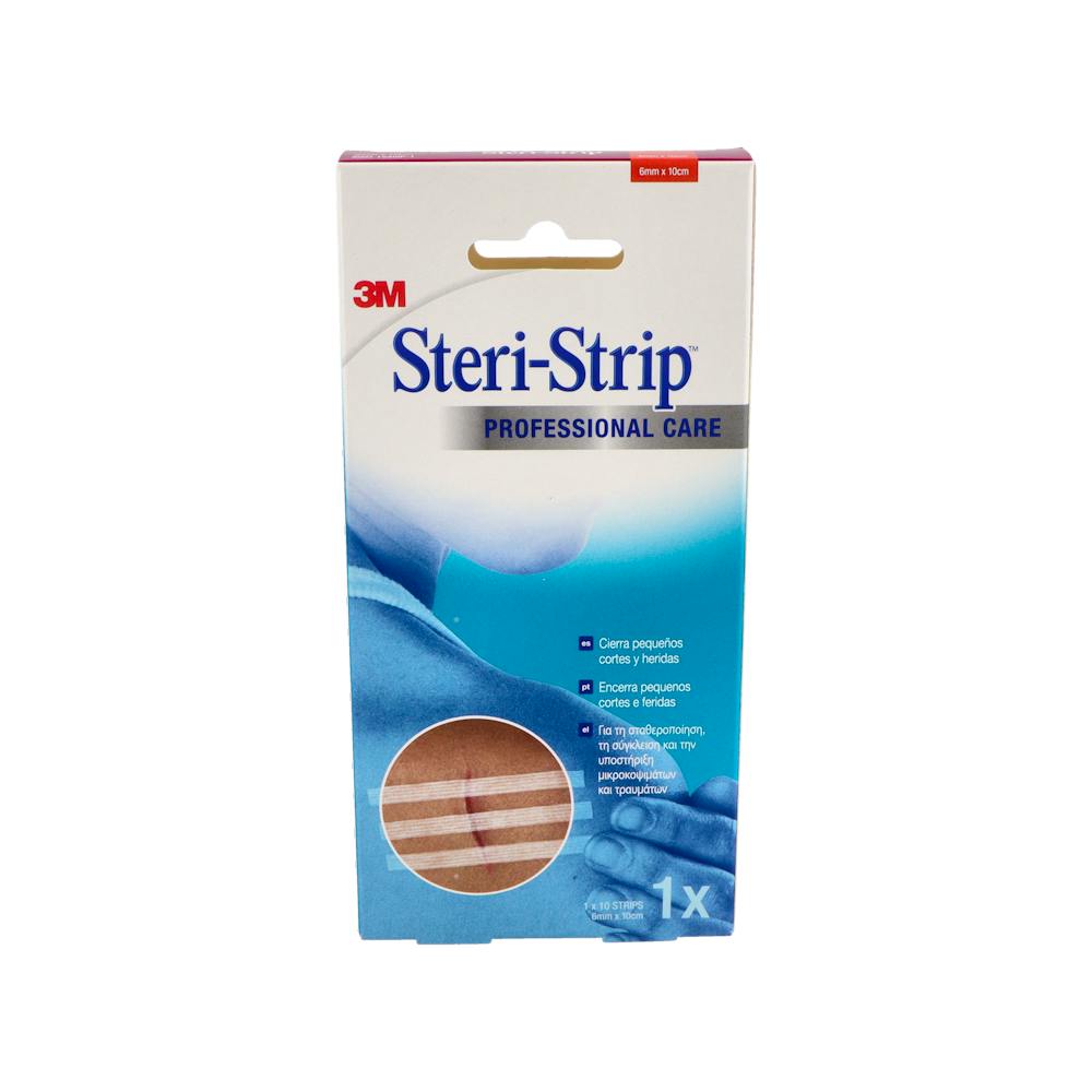 STERISTRIP SUTURA 6MM X 100MM 10 TIRAS
