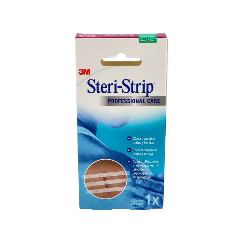 STERI STRIP SUTURA ADHESIVA 38 MM X 6 MM