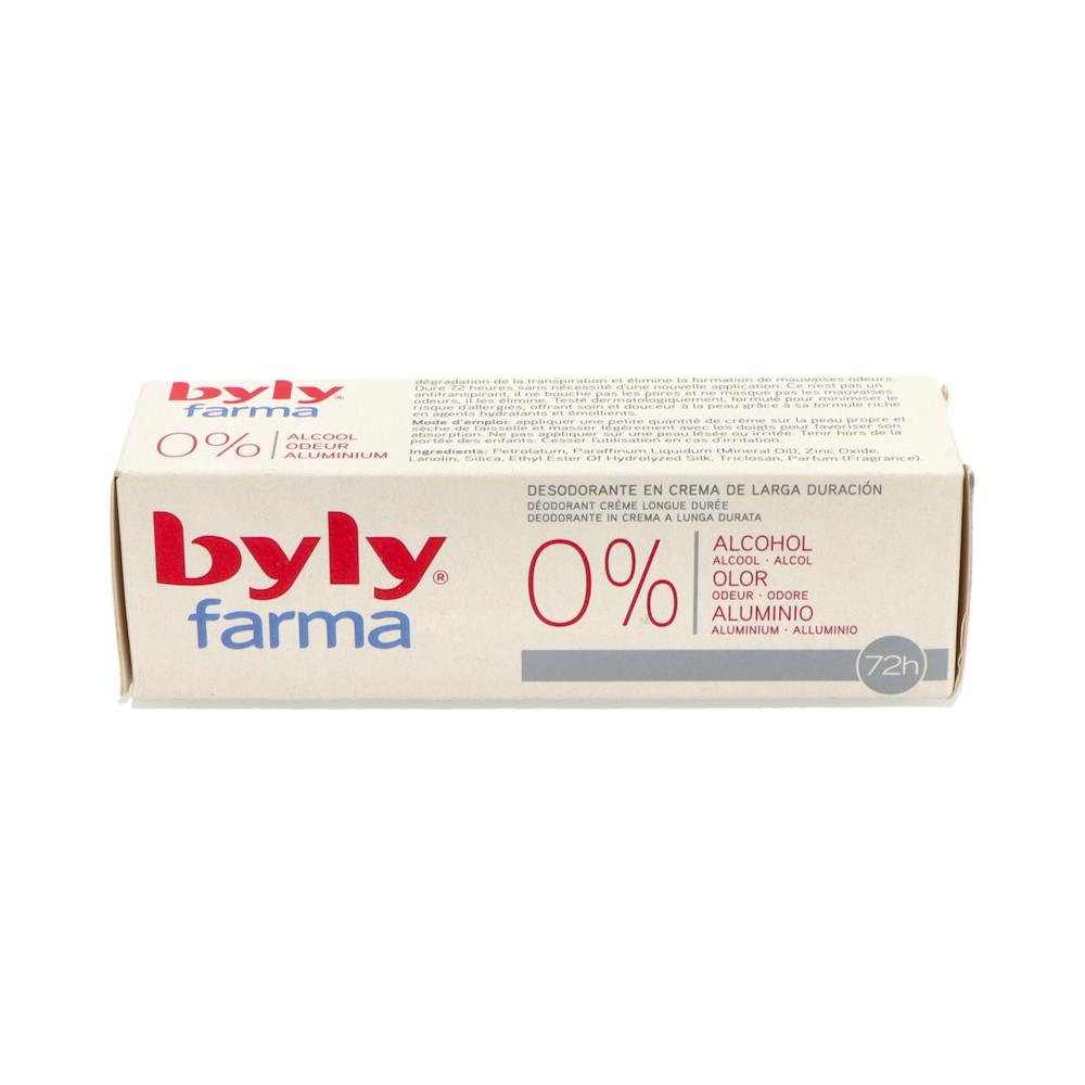 DESODORANTE BYLY FARMA CREMA 30 ML.