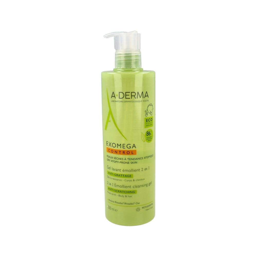A DERMA EXOMEGA CONTROL GEL LAVANTE 500ML DUPLO