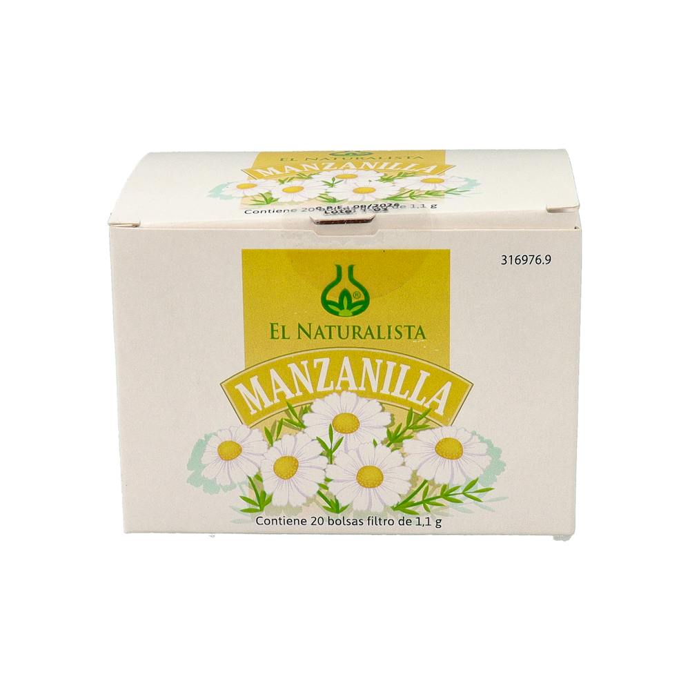 MANZANILLA EL NATURALISTA 12 G 20 FILTROS