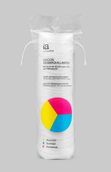 INTERAPOTHEK DISCOS DESMAQ. ALGODON 80 U