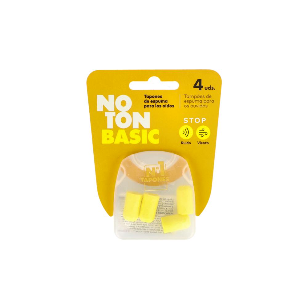 NOTON TAPONES OIDOS ESPUMA BASIC CILINDRICO (RUIDO) 4U