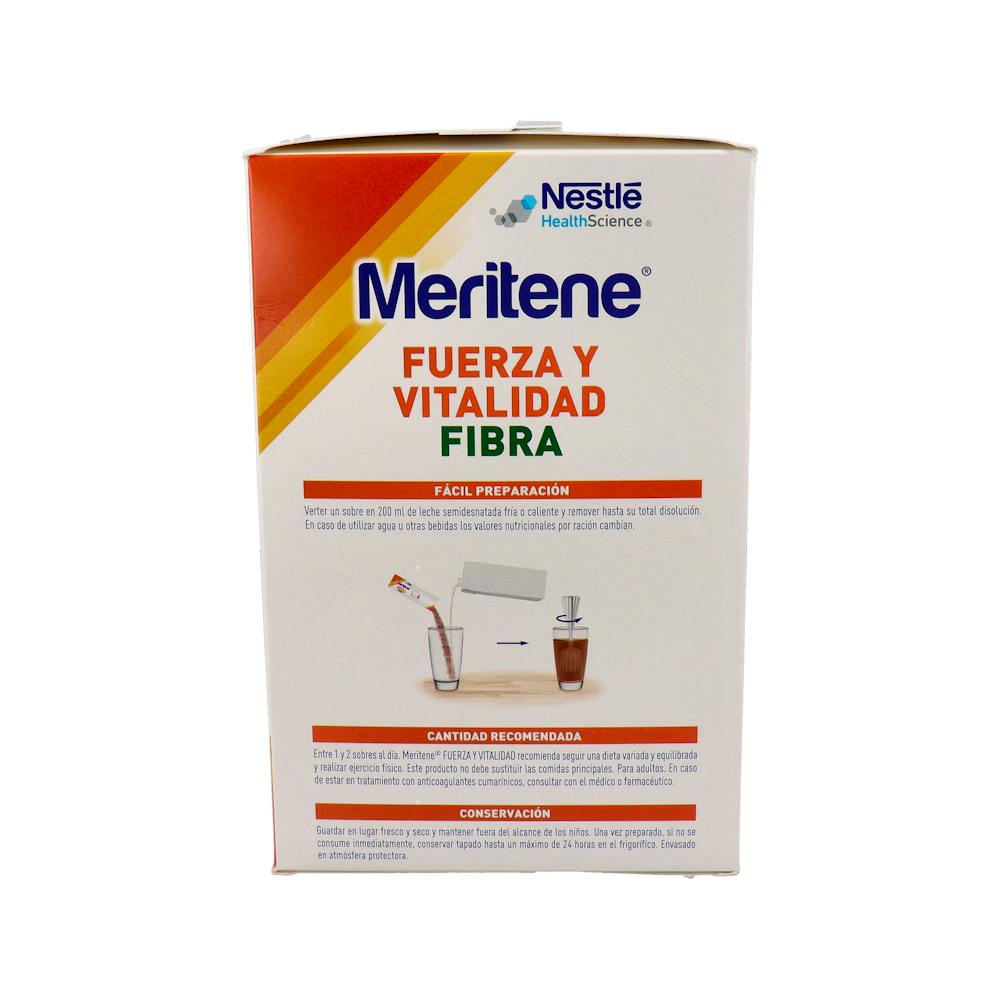MERITENE FIBRA 35 G 14 SOBRES CHOCOLATE