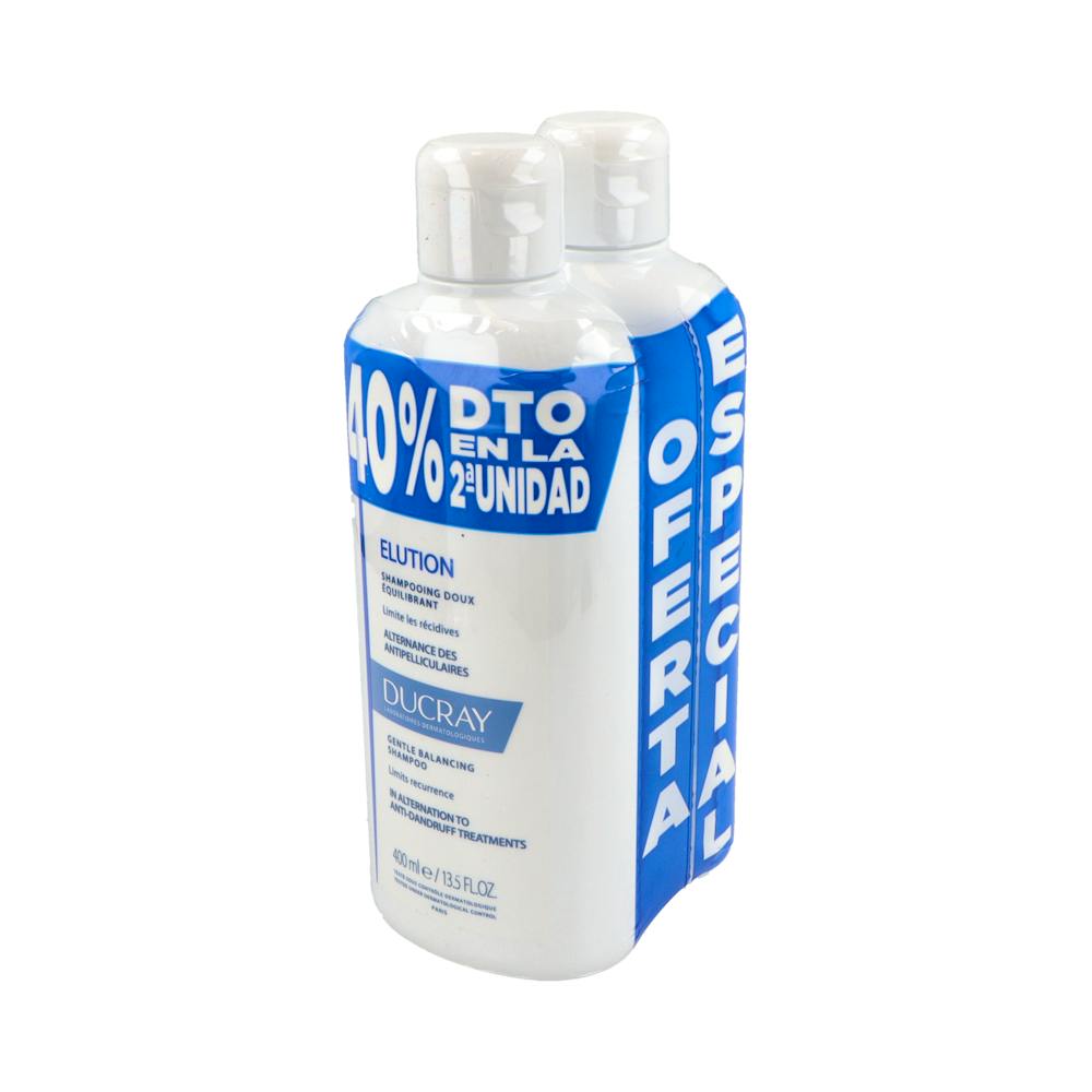 DUCRAY CHAMPU ELUCION TRATANTE DERMOPROTECTOR DUPLO 2X400ML