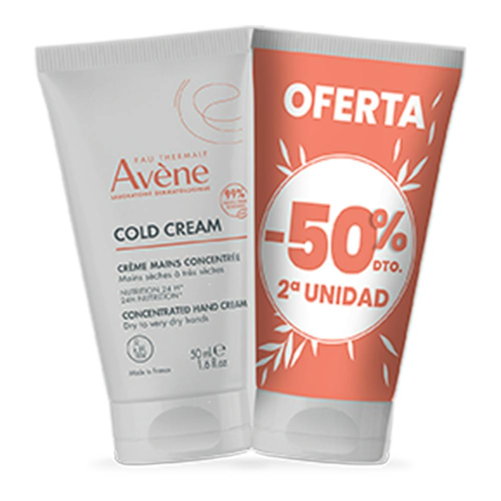 AVENE COLD CREAM CREMA DE MANOS CONCENTRADA PACK 2 X 50 ML