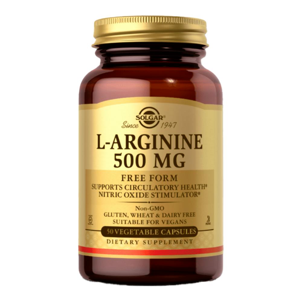 SOLGAR LARGININA 500MG 50 CAPS