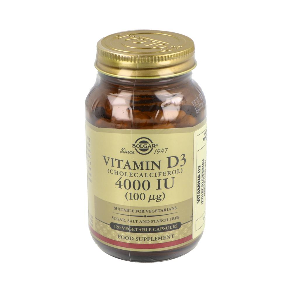 SOLGAR VITAMINA D3 COLECALCIFEROL 4000 UI