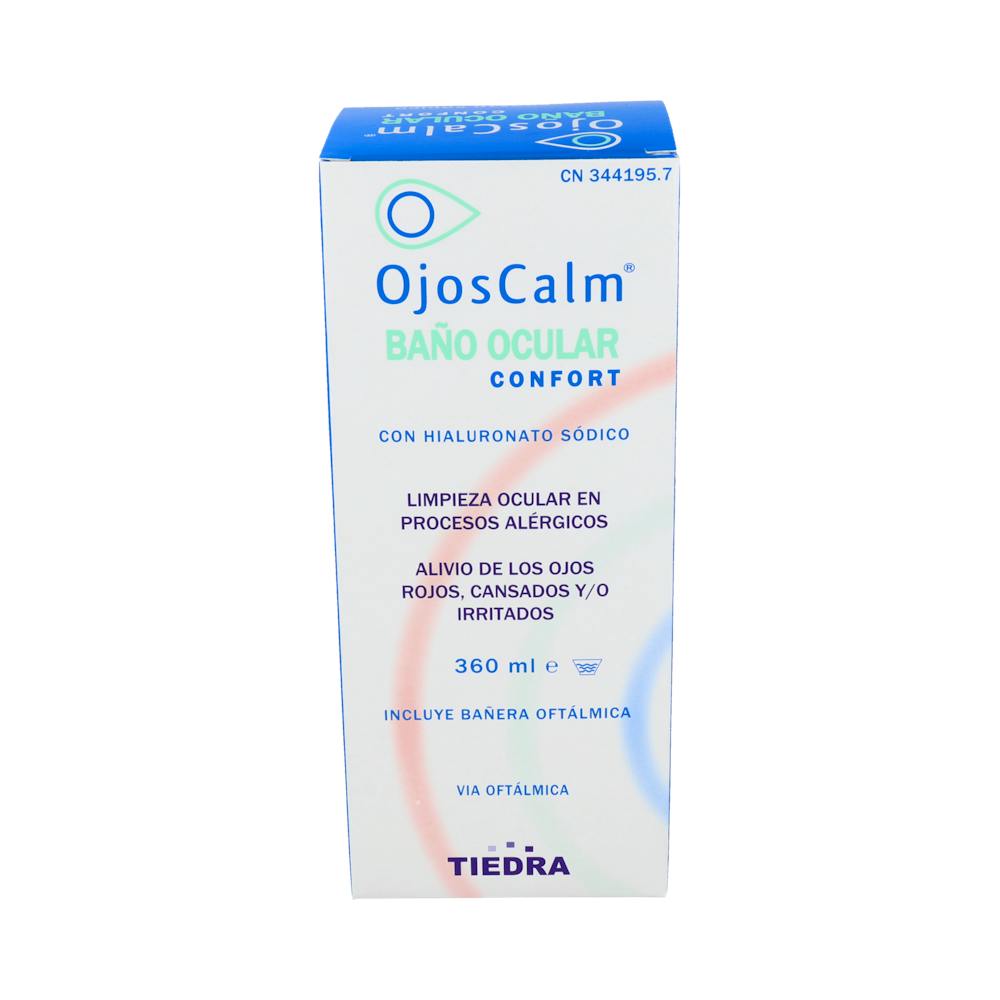 OJOSCALM BAÑO OCULAR ESTERIL 1 ENVASE 360 ML