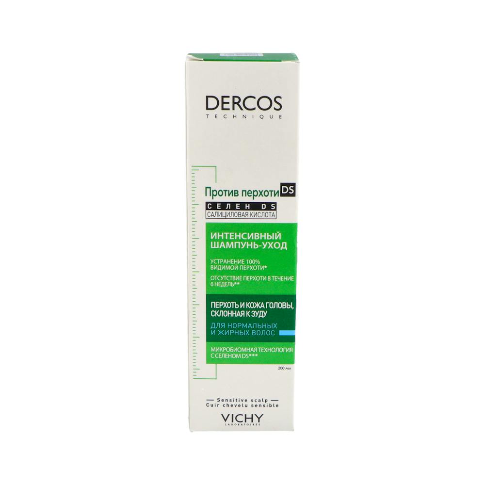 VICHY DERCOS CHAMPU ANTICASPA CABELLOS GRASOS DS 200ML