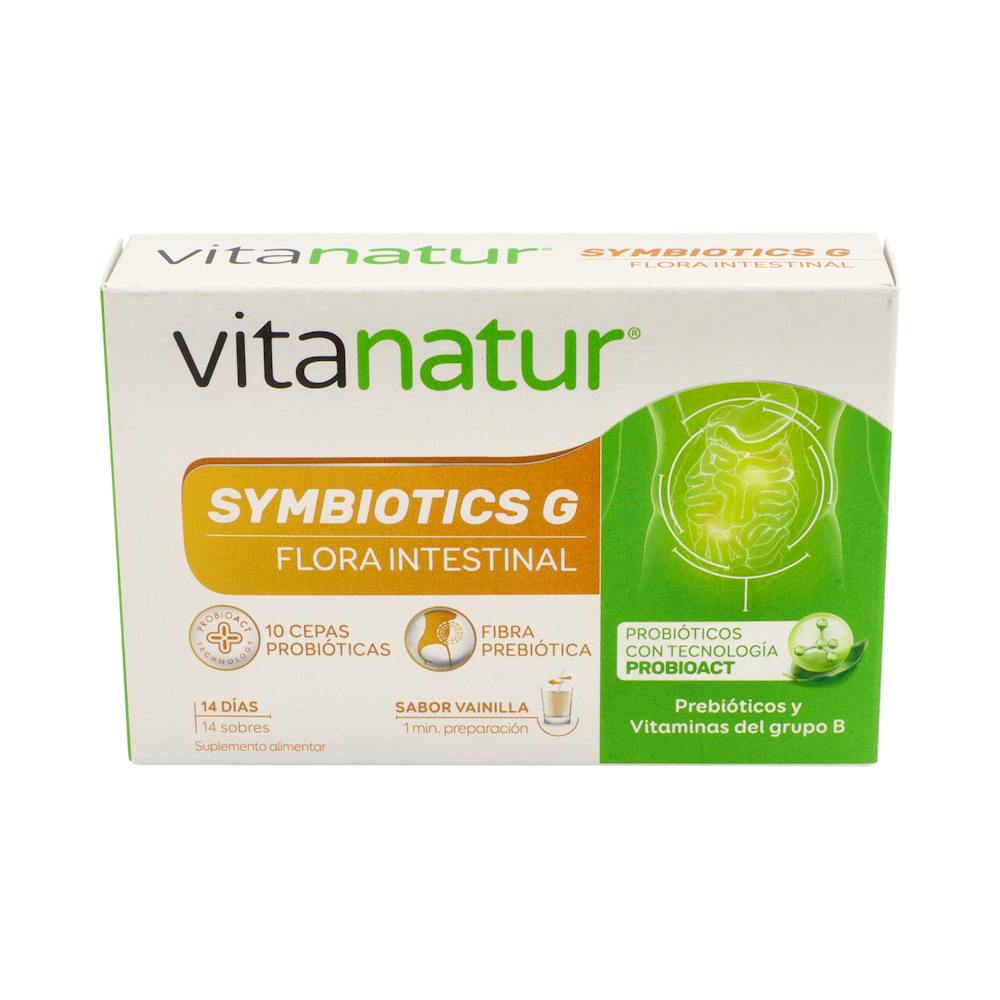 VITANATUR SYMBIOTICS G 14 SOBRES 25 G SABOR VAINILLA