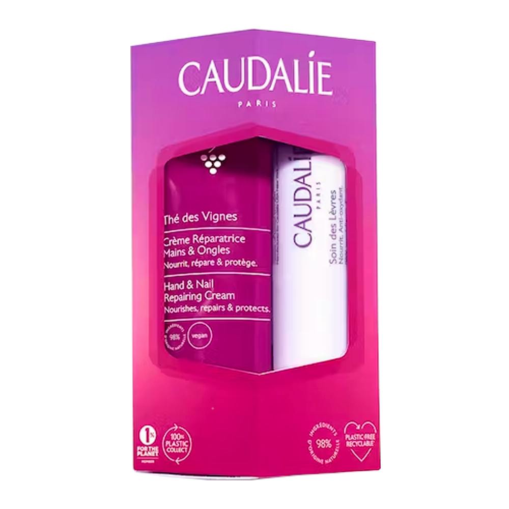 CAUDALIE DUO THE DES VIGNES CREMA MANOS Y UÑAS + LABIAL