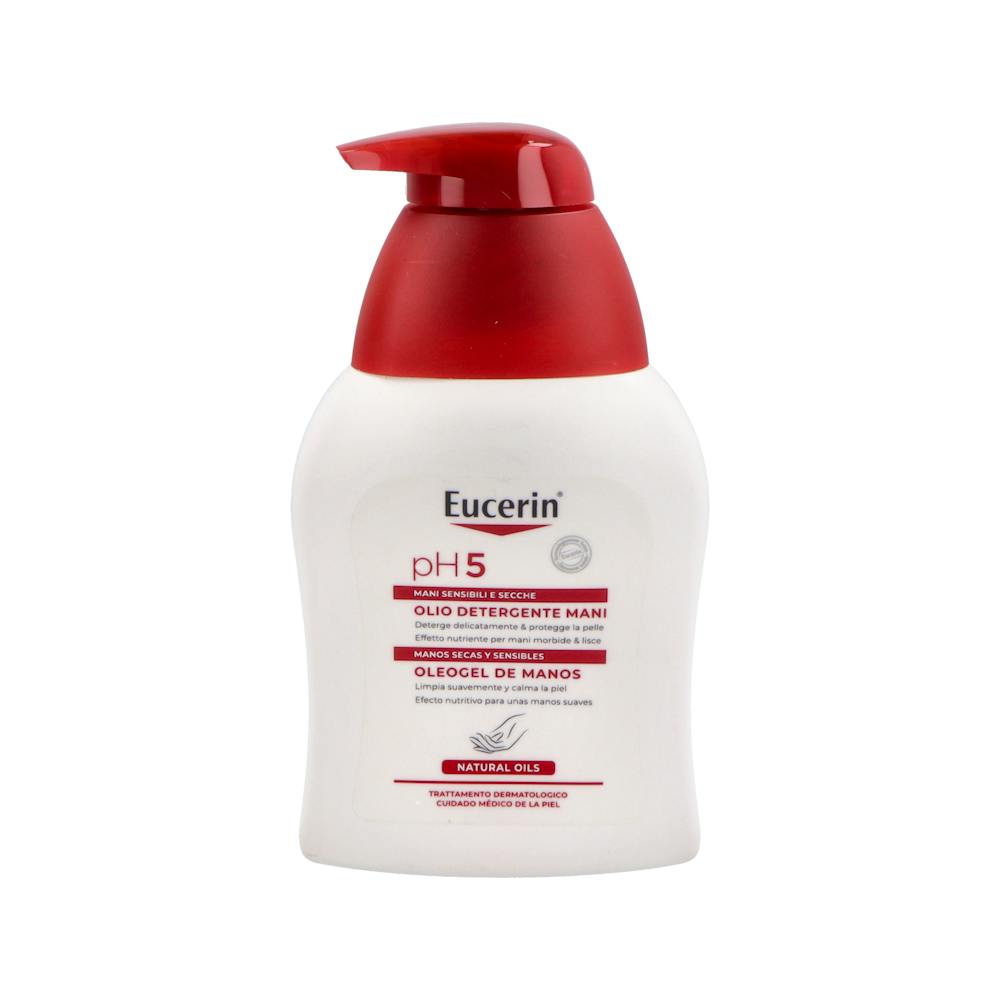 EUCERIN OLEOGEL MANOS SECAS Y SENSIBLES PH5 1 ENVASE 250 ML