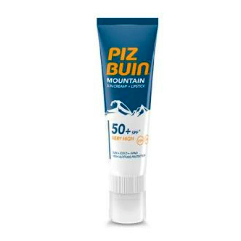 PIZ BUIN MOUNTAIN SUN CREAM 50+SPF CREAM 30SPF LIPSTICK