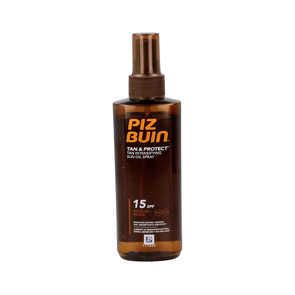 PIZ BUIN TAN & PROTECT FPS 15 PROTECCION MEDIA SPRAY SOLAR INTENSIFICADORA DE BRONCEADO 150 ML