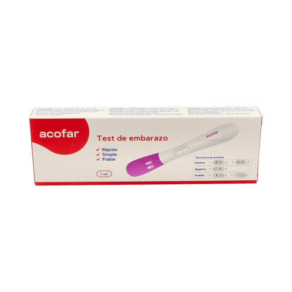 ACOFAR TEST EMBARAZO
