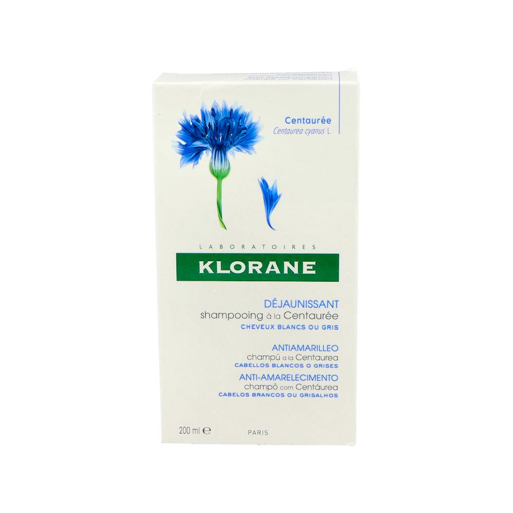 KLORANE CHAMPU REFLEJOS PLATEADOS A LA CENTAUREA 200 ML