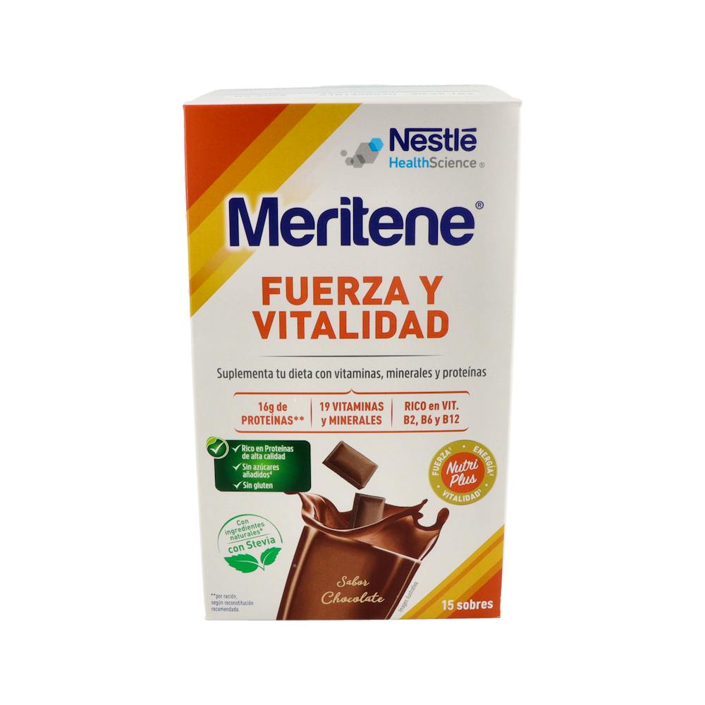 MERITENE CHOCOLATE 15 SOBRES