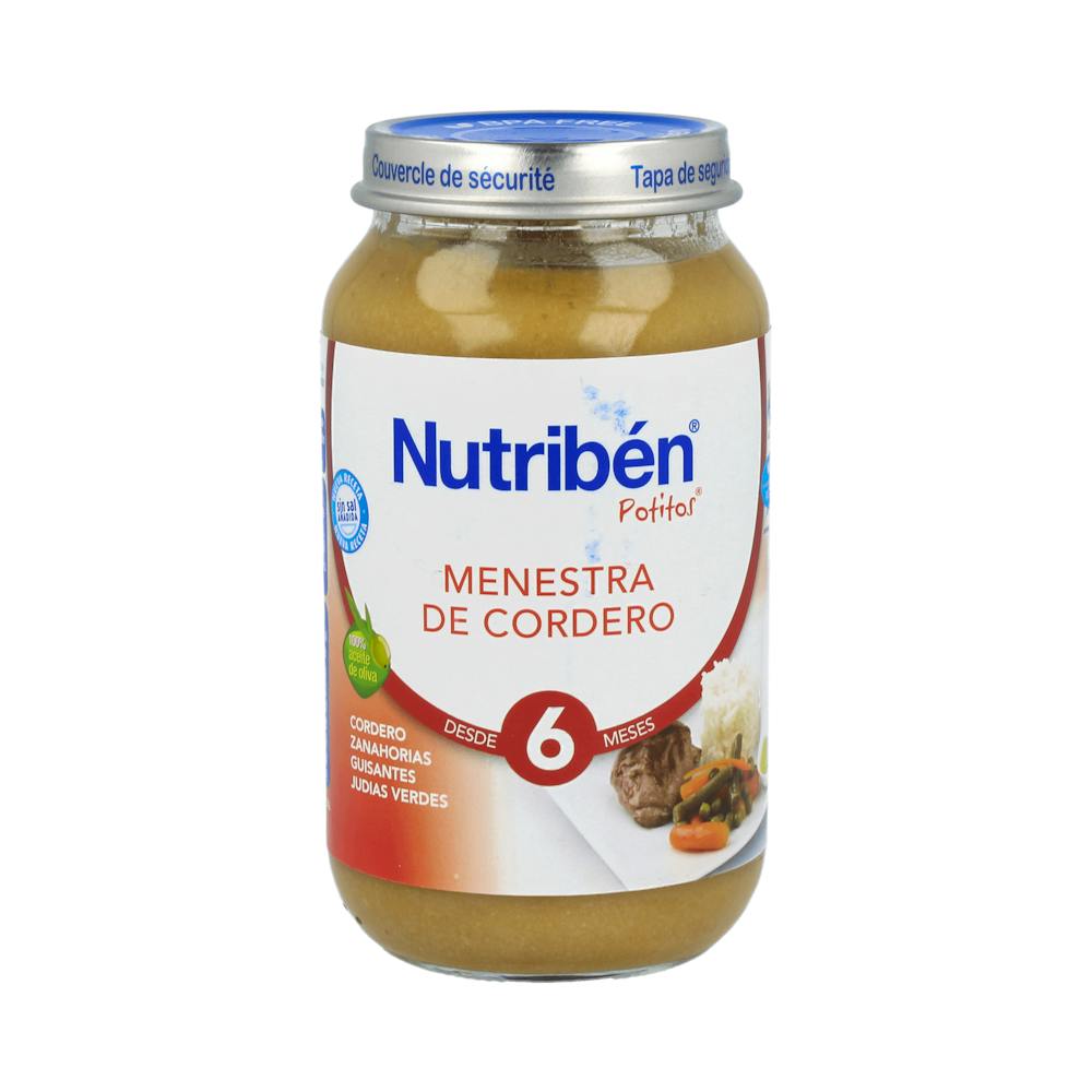 NUTRIBEN MENESTRA DE CORDERO 1 POTITO GRANDOTE 250 G