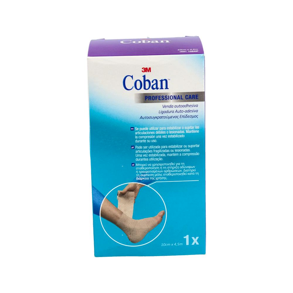 COBAN VENDA ELASTICA COHESIVA 1 UNIDAD 45 M X 10 CM 1584 F BEIGE