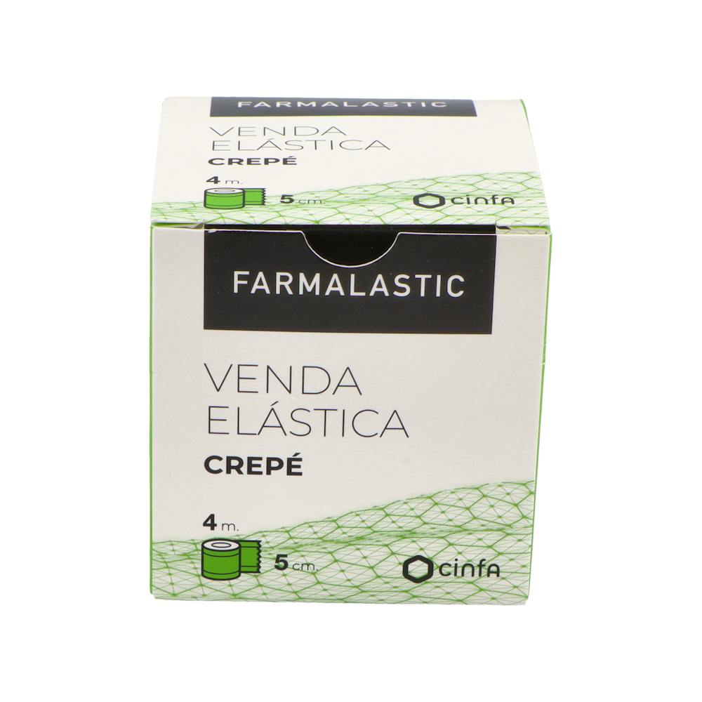 FARMALASTIC VENDA ELASTICA CREPE 4 M X 5 CM