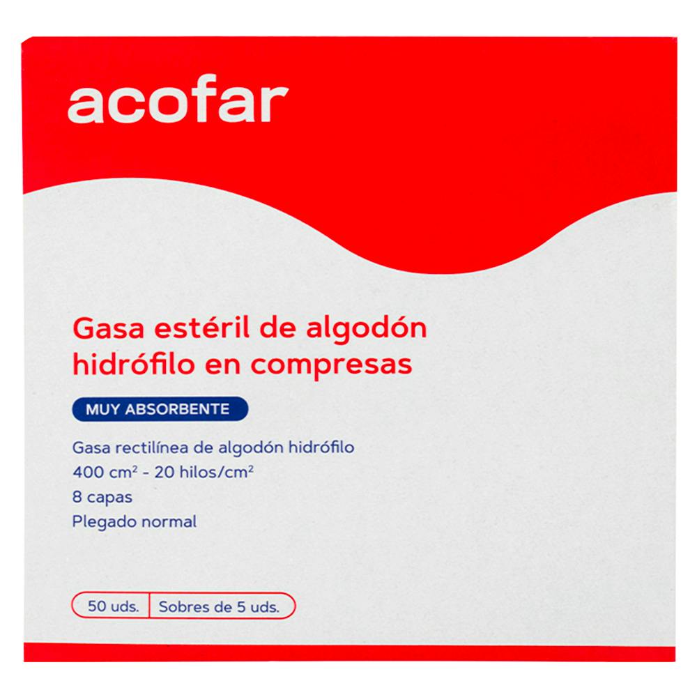 ACOFAR GASAS 50U 10 SOBRES FINANCIABLE