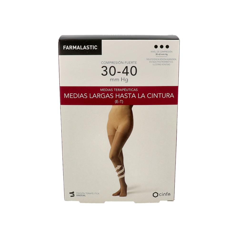 FARMALASTIC MEDIA COMPRESION FUERTE PANTY BEIGE TALLA RP