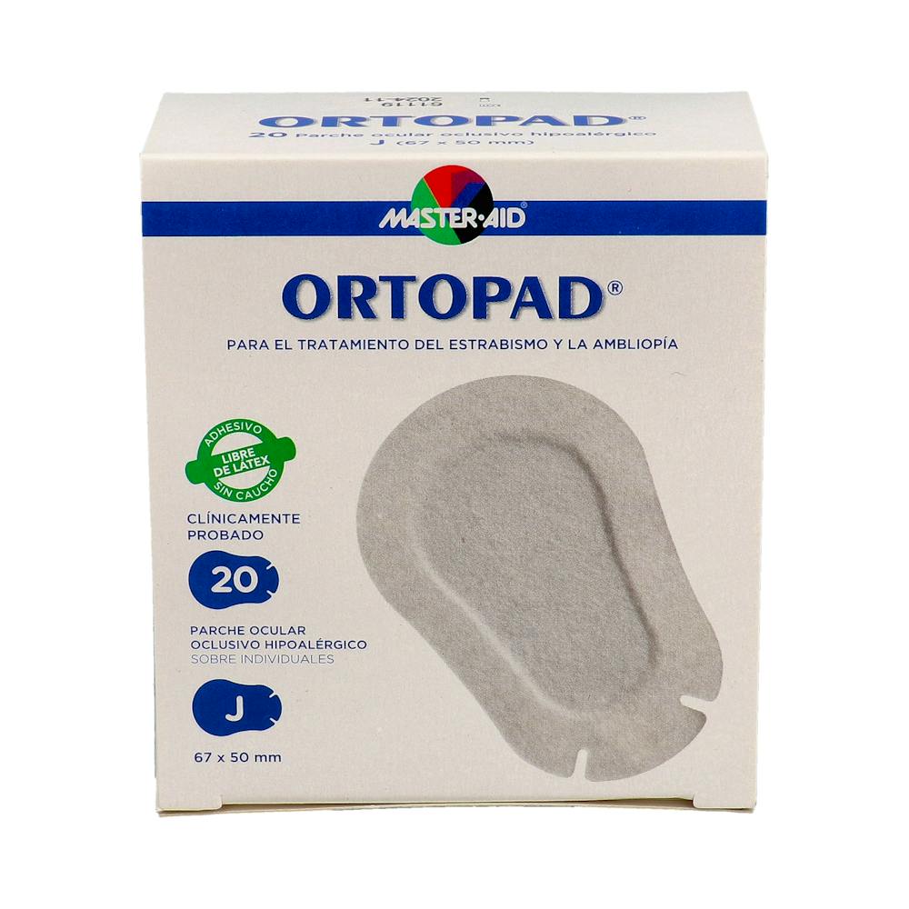 PARCHES ORTOPAD BLANCO OCULAR JUNIOR 20 UDS