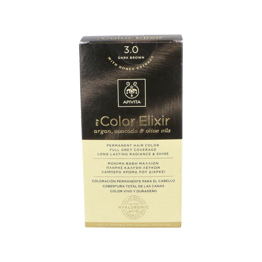APIVITA COLOR ELIXIR 30 DARK BROWN CASTAÑO OS