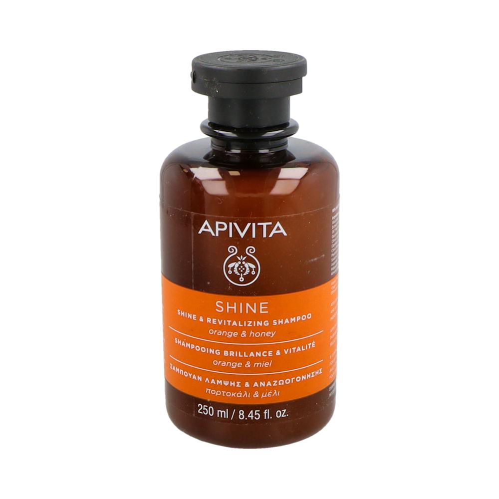 APIVITA CHAMPU BRILLO Y VITALIDAD CON NARANJA Y MIEL 250 ML