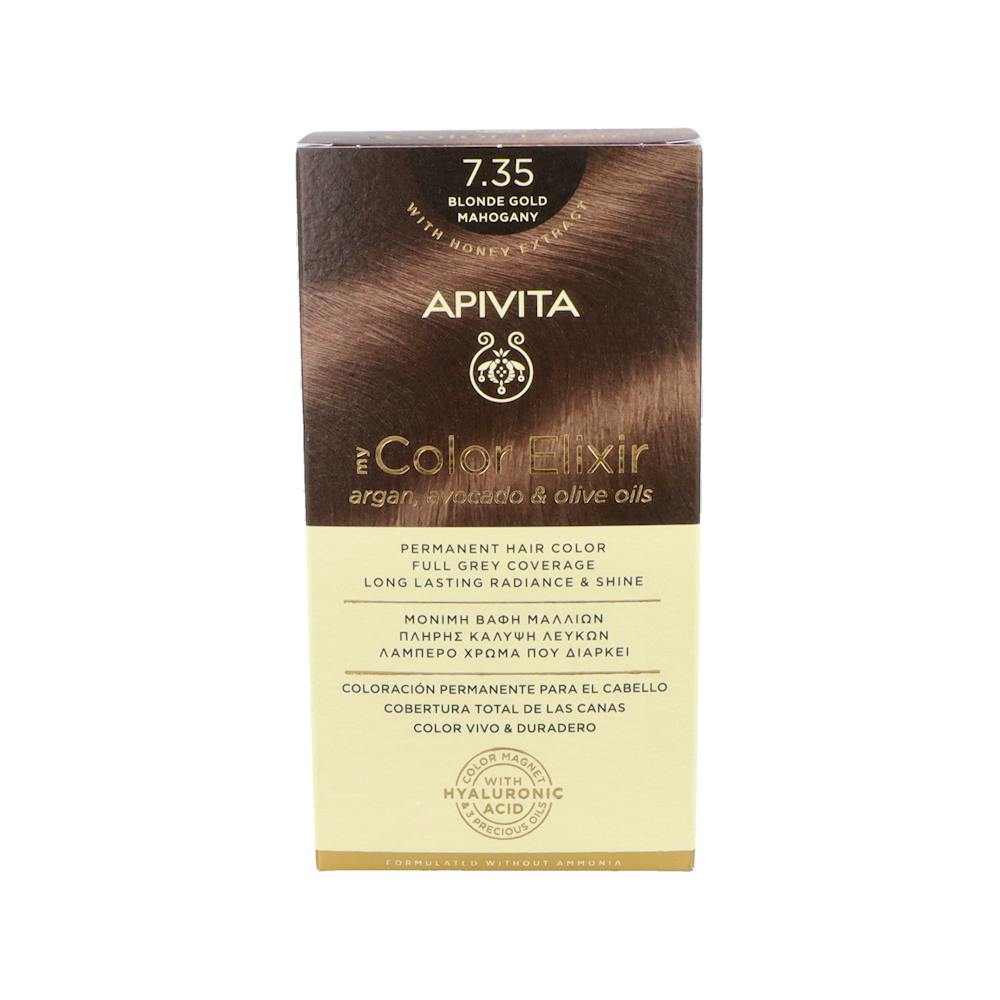 APIVITA COLOR ELIXIR 735 BLONDE GOLD MAHOGANYR
