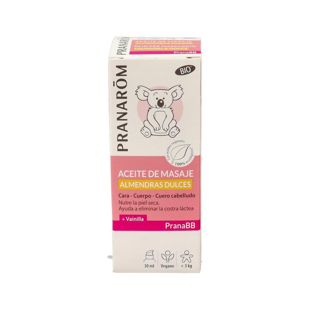 PRANABB ACEITE DE MASAJE ALMENDRAS DULCES BIO 1 ENVASE 30 ML