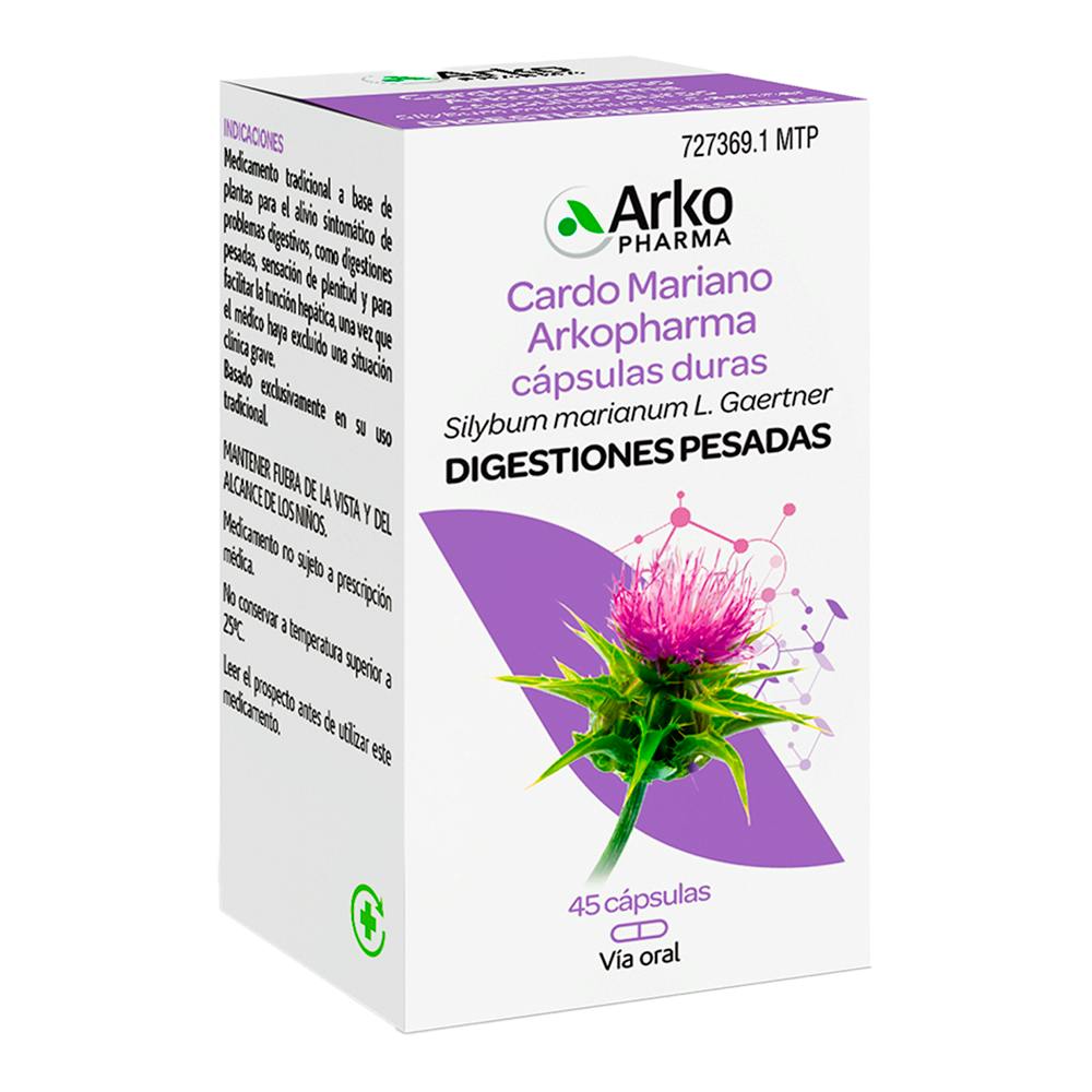 CARDO MARIANO ARKOPHARMA CAPSULAS DURAS