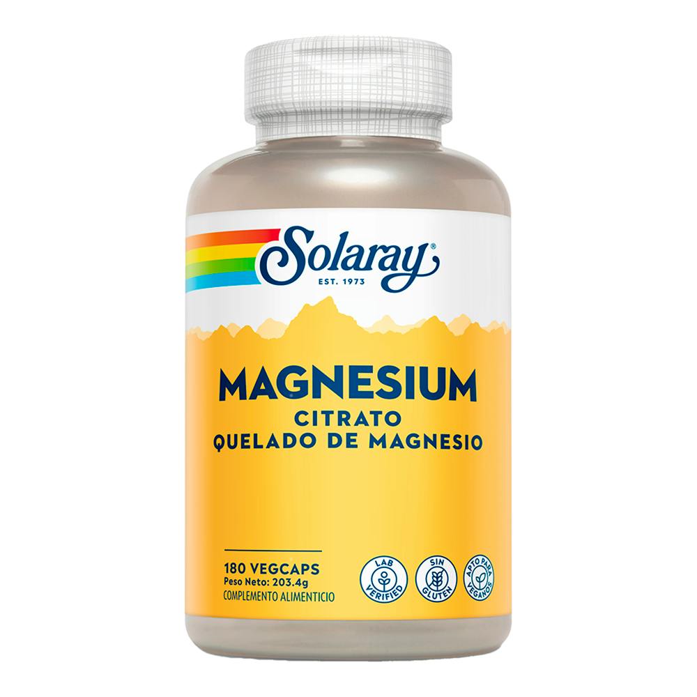 SOLARAY MAGNESIUM CITRATO 180 CAPS