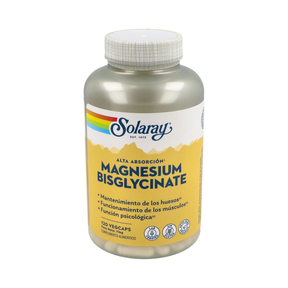 SOLARAY MAGNESIO BISGLYCINATO 120 VEGCAPS