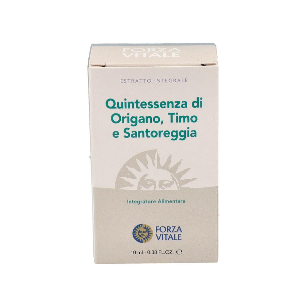 QUITAESENCIA DE OREGANO TOMILLO Y AJEDREA 10 ML FORZA VITAE