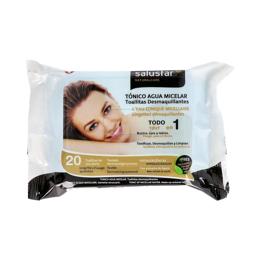 TOALLITAS DESMAQUILLANTES SALUSTAR TONICO AGUA MICELAR