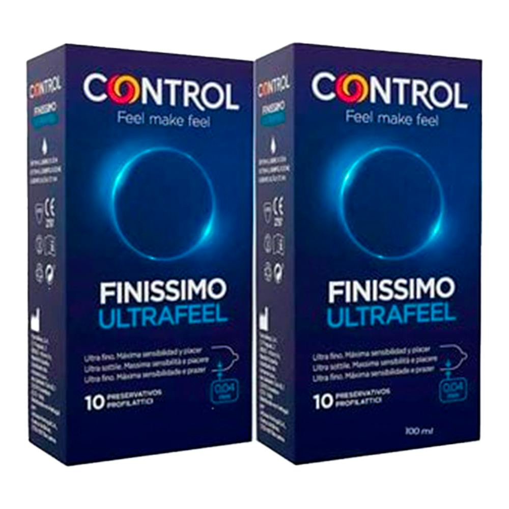 CONTROL ULTRAFEEL FINISSIMO PRESERVATIVOS 2 X 10 U
