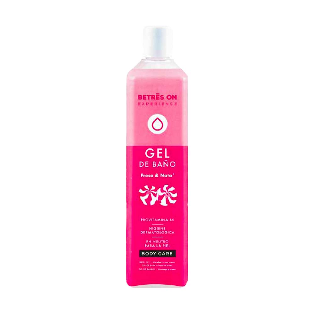 GEL DE BAÑO FRESA Y NATA BETRES 750 ML