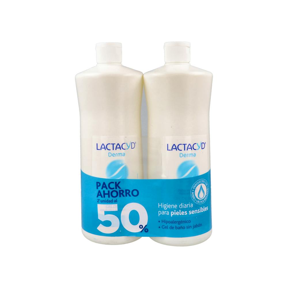 LOTE LACTACYD DERMA GEL 1L 2U