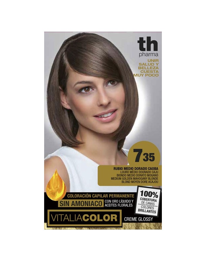 TH PHARMA VITALIA Nº7.35 RUBIO MEDIO DORADO CAOBA