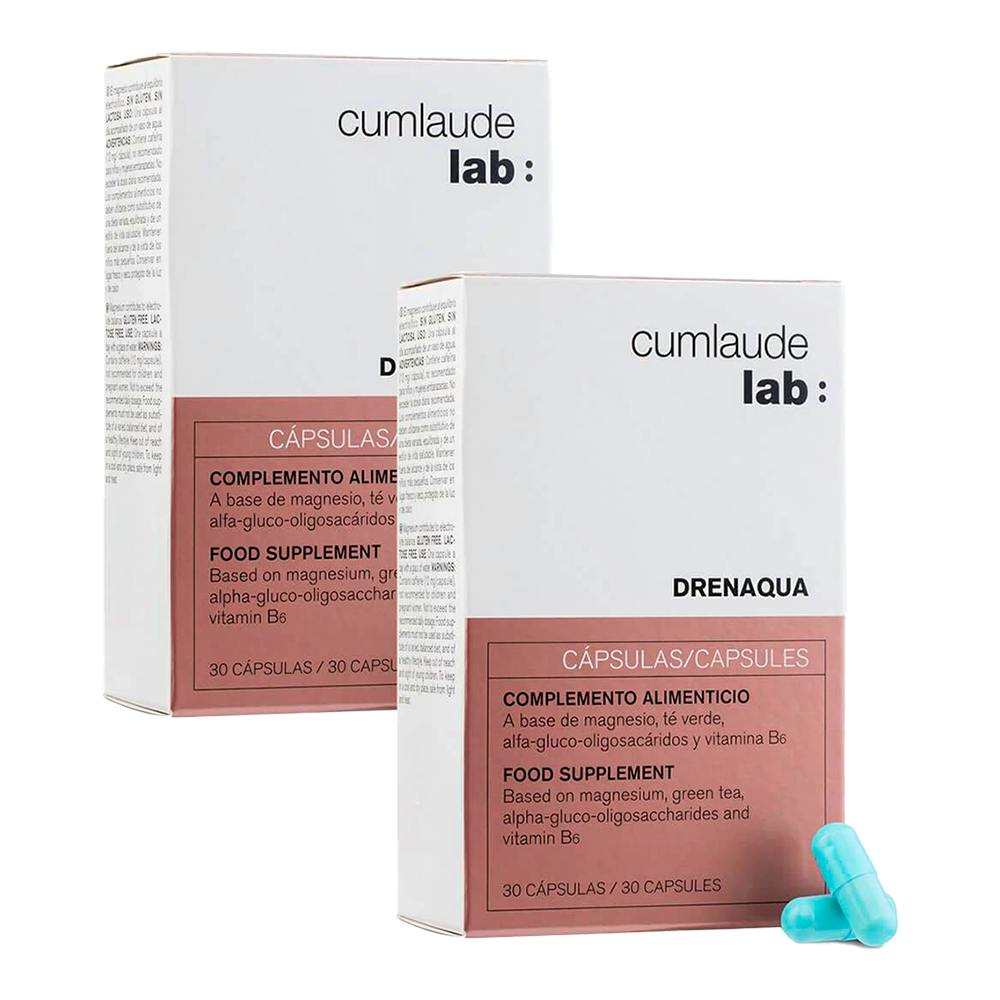 DRENAQUA 30 CAPSULAS DUPLO 2º UNIDAD 50%