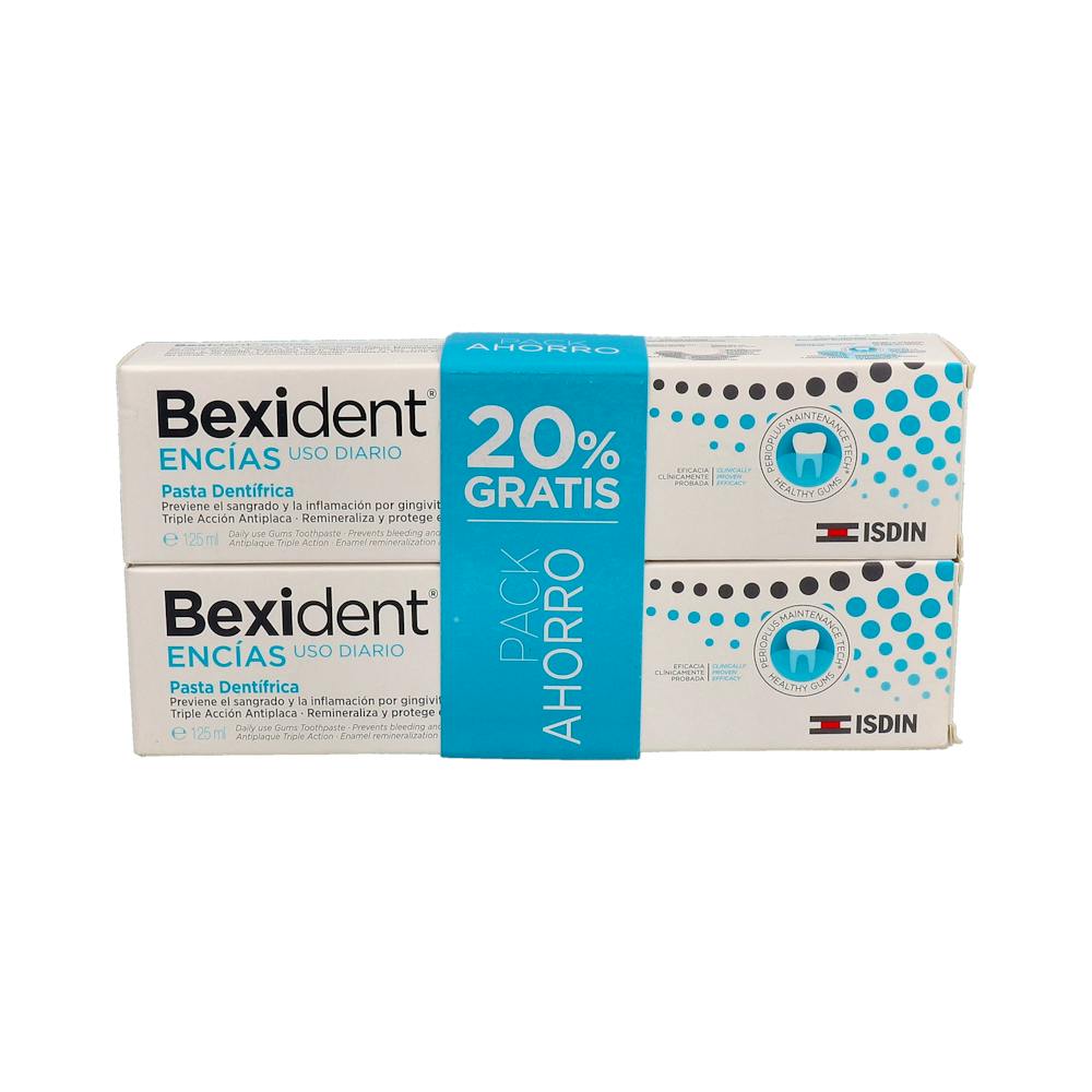 BEXIDENT DUPLO PASTA ENCIAS TRICLOSAN 125 ML 20% GRATIS