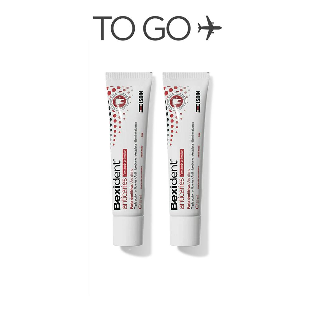 BEXIDENT SMILE&GO ANTICARIES PASTA 2 U X 25 ML