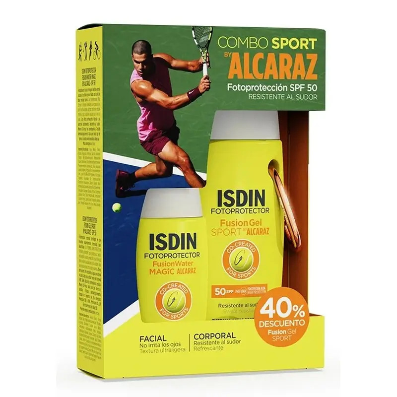 ISDIN COMBO SPORT BY ALCARAZ SPF 50 FACIAL + CORPORAL